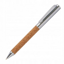 Korkowy zestaw piśmienniczy długopis i pióro