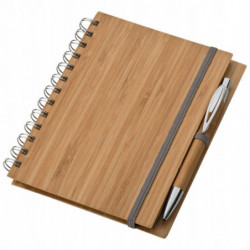Notatnik A5 z bambusową okładką 140 stron